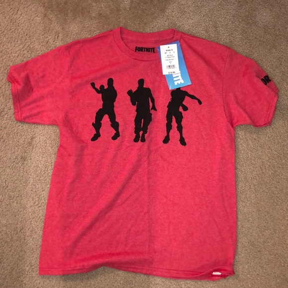 red fortnite shirt